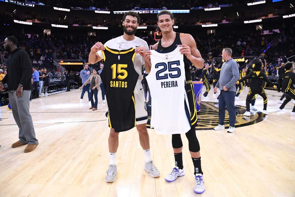 Memphis Grizzlies v Golden State Warriors - Mãozinha Pereira e Gui Santos