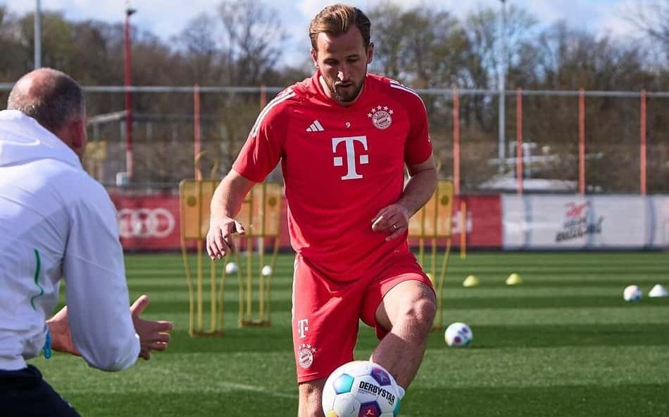 Recuperado de lesão, Harry Kane inicia preparação para clássico contra o Borussia Dortmund