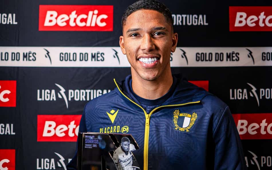 Ex-RB Bragantino, Sorriso celebra prêmio de gol mais bonito da Liga Portuguesa: 'Um dos mais bonitos da minha carreira'