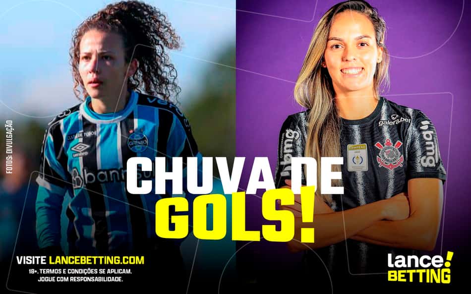 Brasileiro Feminino: coloque R$100 e fature mais de R$180 se Grêmio e Corinthians balanaçarem as redes
