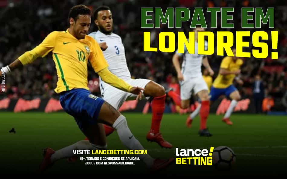 Como foi a última partida entre Inglaterra e Brasil? Relembre e aposte!