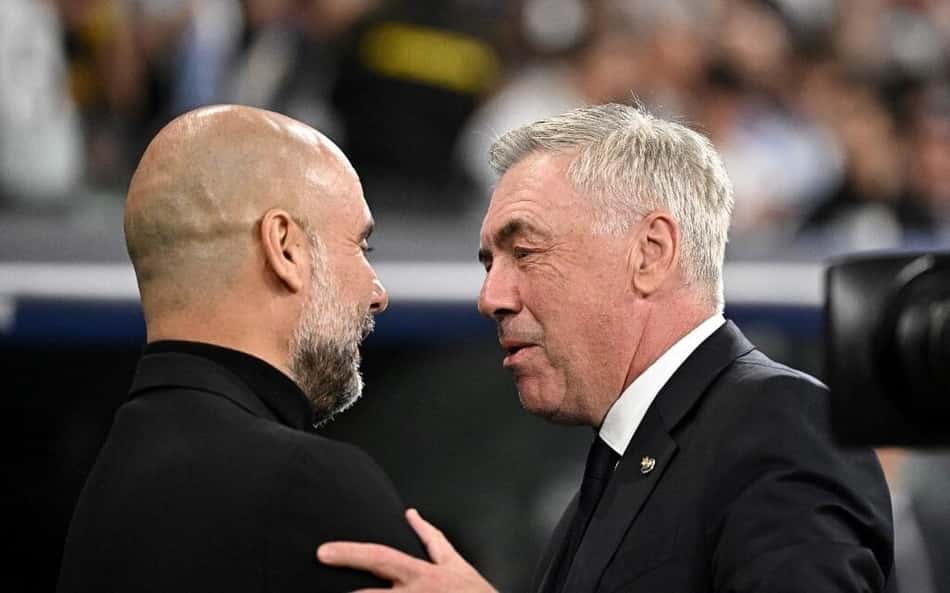 Ancelotti rebate comentário de Guardiola na Champions League: 'Não farei mágica'