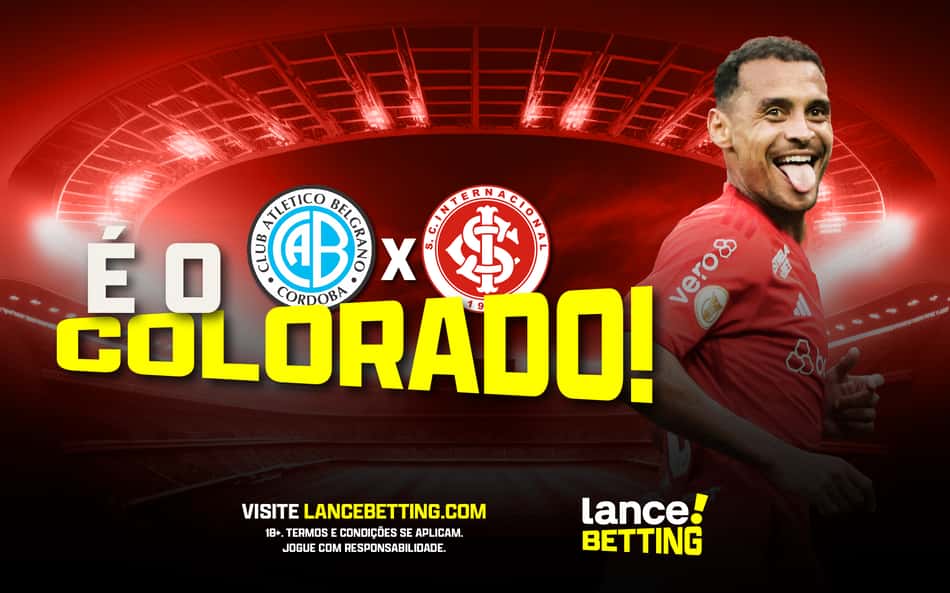 Sul-Americana! Aposte R$200 e fature mais de R$410 se o Internacional vencer o Belgrano