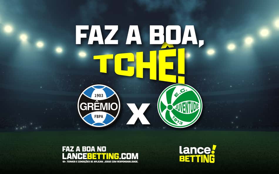 Ambos marcam! Com R$100, você pode levar R$224 se Grêmio e Juventude balançarem as redes!