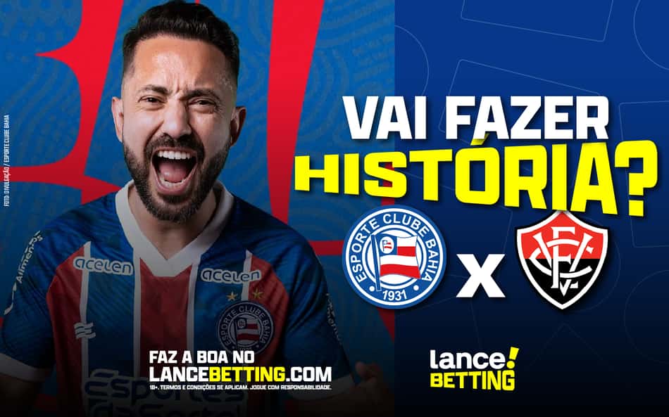 Acredita no Bahia? Aposte R$100 e leve R$500 no triunfo tricolor por 2 a 0!