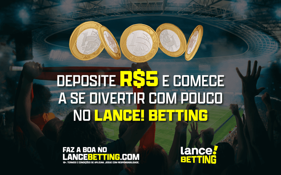Que tal começar a se divertir com pouco? No Lance! Betting, com apenas R$5 você já entra em campo
