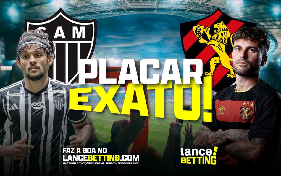 Placar comum! Com R$100, você leva mais de R$565 com o placar mais frequente entre Atlético e Sport