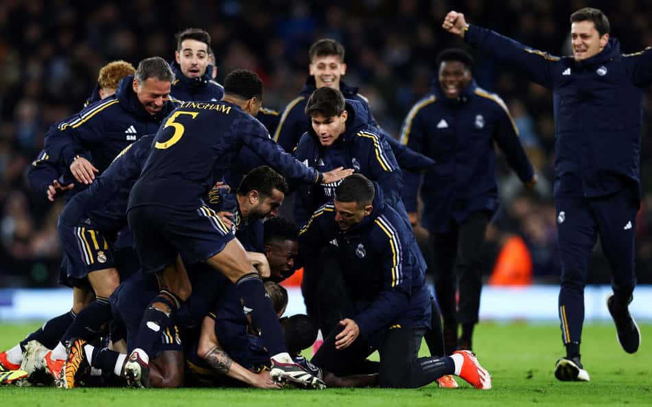 ANÁLISE: Real Madrid não convence, mas sobrevive contra um City invicto e mostra credenciais de campeão