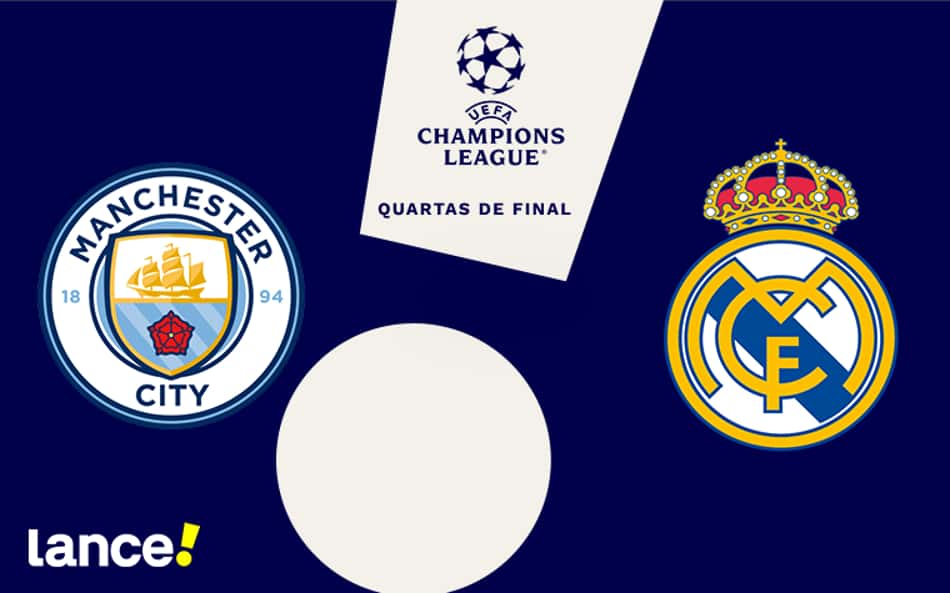 Manchester City x Real Madrid: onde assistir, horário e prováveis escalações da partida pela Champions League