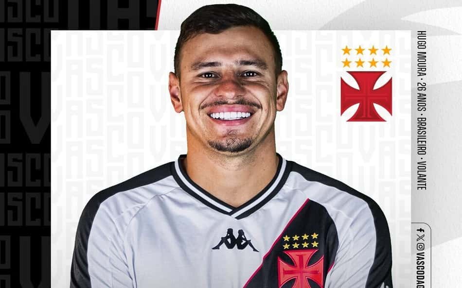 Vasco anuncia contratação de Hugo Moura