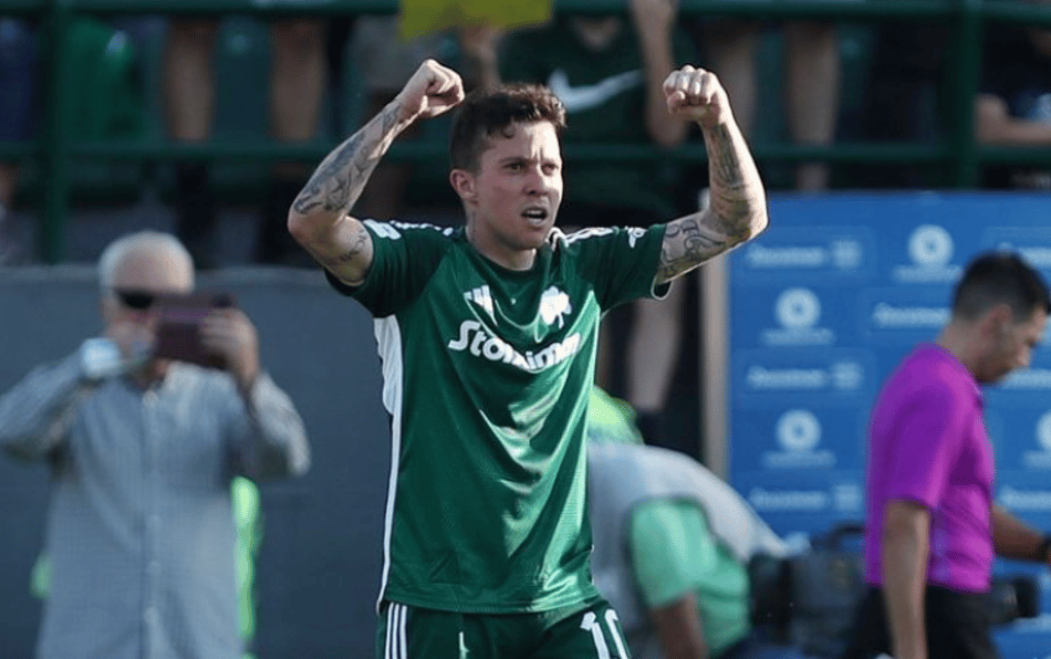 Com dois gols marcados, Bernard comanda virada do Panathinaikos no Campeonato Grego