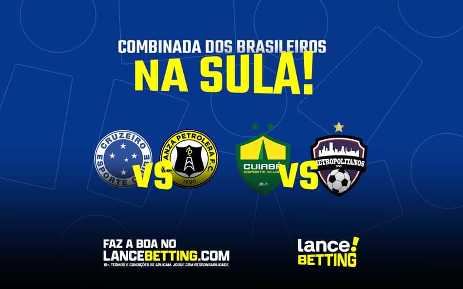Brasil na Sula! Fature mais de R$250 se Cuiabá e Cruzeiro vencerem seus jogos