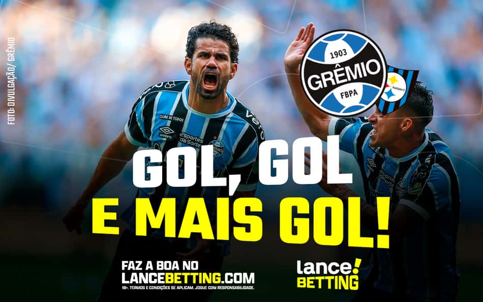 Com R$100, você fatura R$192 se o Grêmio balançar as redes do Huachipato nos dois tempos pela Libertadores