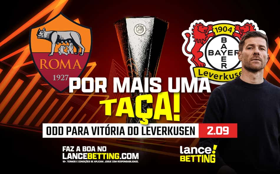 Revanche de Xabi Alonso! Aposte R$75 e fature mais de R$156 se o Bayer Leverkusen vencer fora de casa na Europa League!