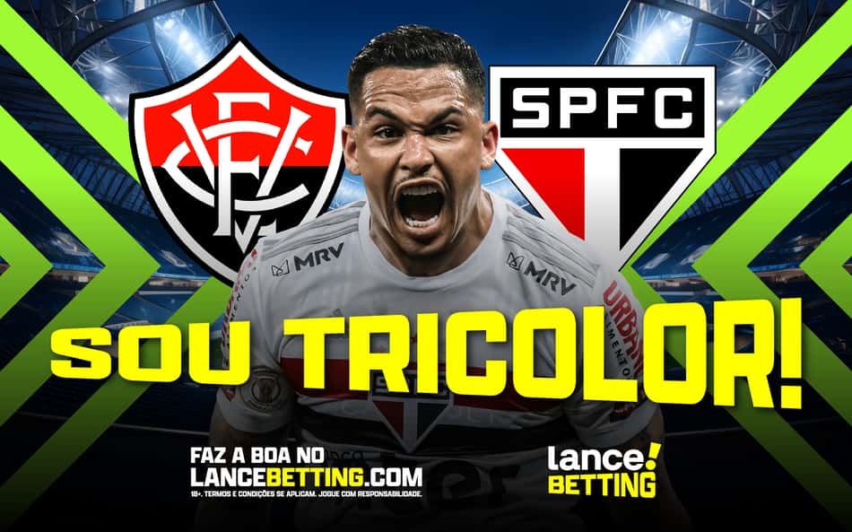 Oh Tricolor! Com R$100, você ganha R$640 se o São Paulo vencer os dois tempos contra o Vitória