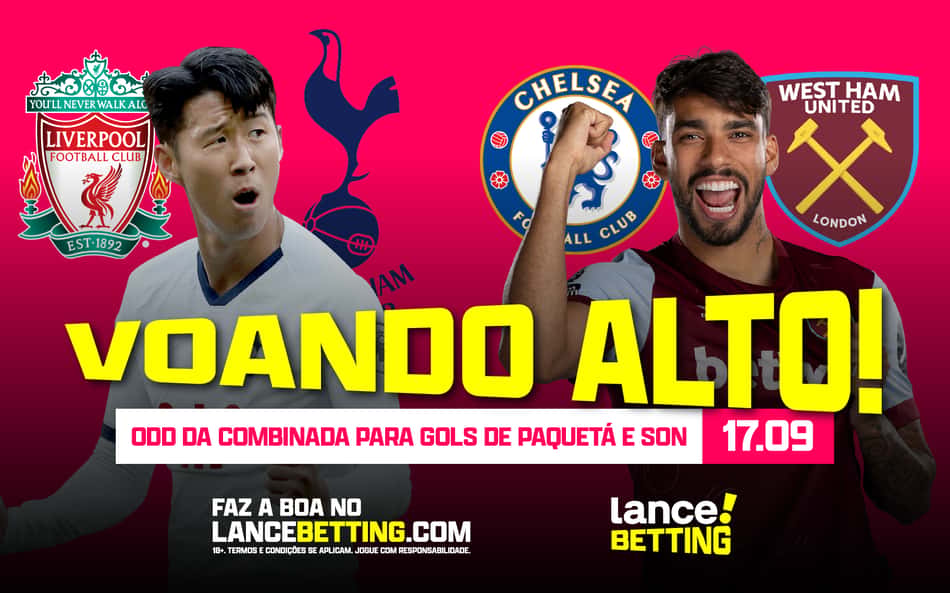 Gol dos craques! Aposte R$50 e fature mais de R$800 se Paquetá e Son marcarem no domingo