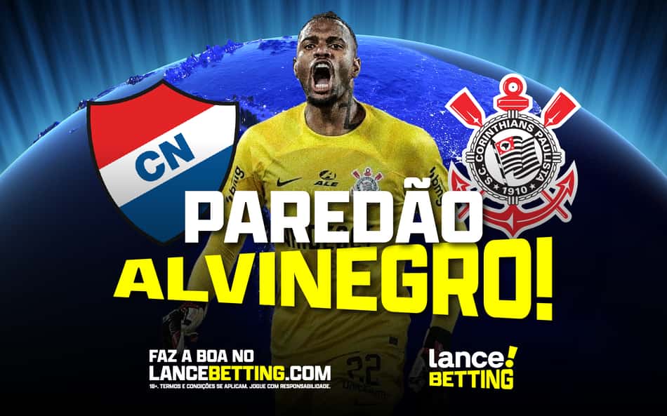 Paredão alvinegro! Aposte R$100 e ganhe R$215 se o Corinthians vencer o Nacional-PAR sem sofrer gols