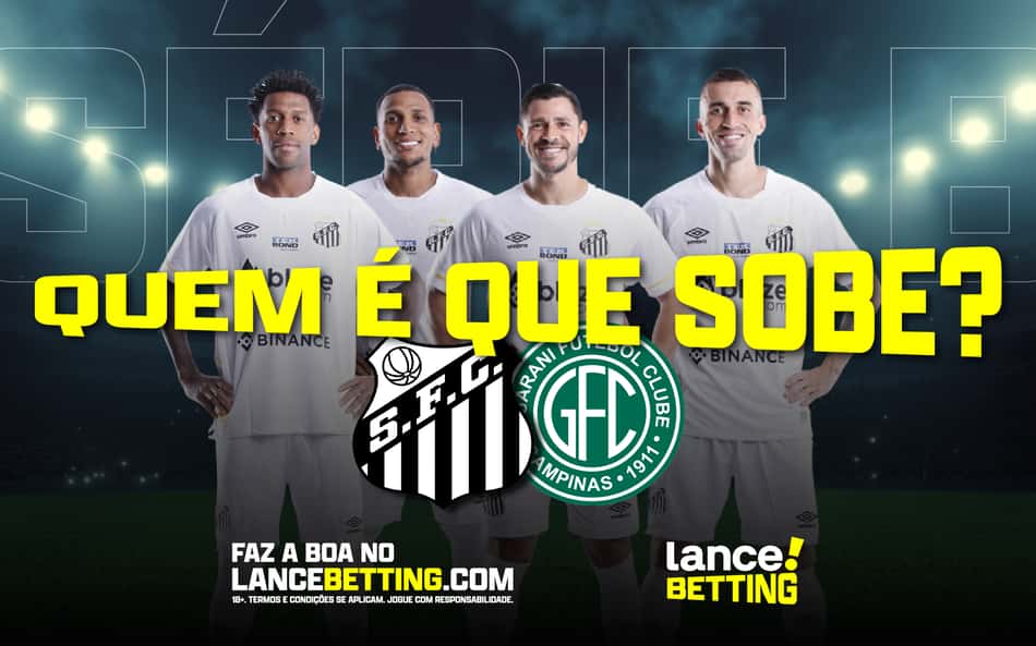 Com R$100, você fatura R$197 se Santos x Guarani terminar com menos de nove escanteios na Série B