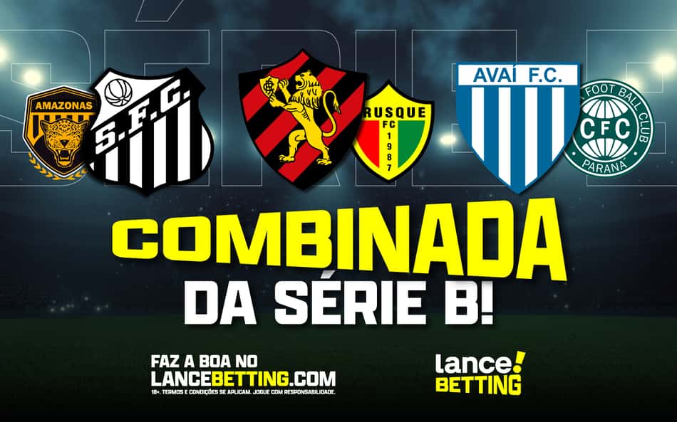 Combinada da Série B! Aposte R$100 e fature R$637 com vitórias de Santos, Sport e Avaí
