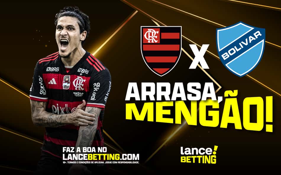Aposte R$100 e leve R$402 se o Flamengo ficar em vantagem no placar nos primeiros 10 minutos de jogo contra o Bolívar