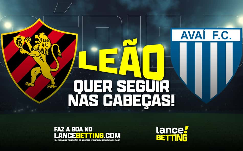 Pra continuar no topo! Aposte R$100 e leve R$331 no ambos marcam e vitória do Sport nos dois tempos contra o Avaí