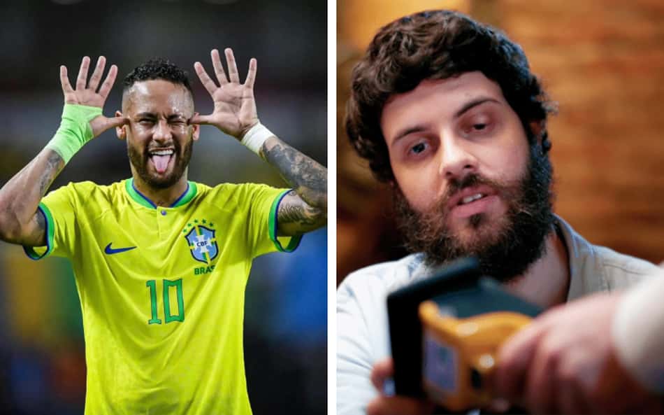 Neymar ataca Diogo Defante nas redes sociais: 'Otário'