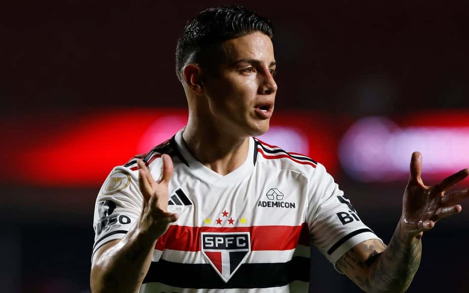 Comentarista da ESPN detona preferência por James Rodríguez no São Paulo: 'Futebol e suas injustiças'
