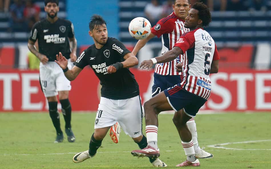 Lance! Final: Botafogo empata com o Junior Barranquilla e avança às oitavas da Libertadores como segundo do Grupo D