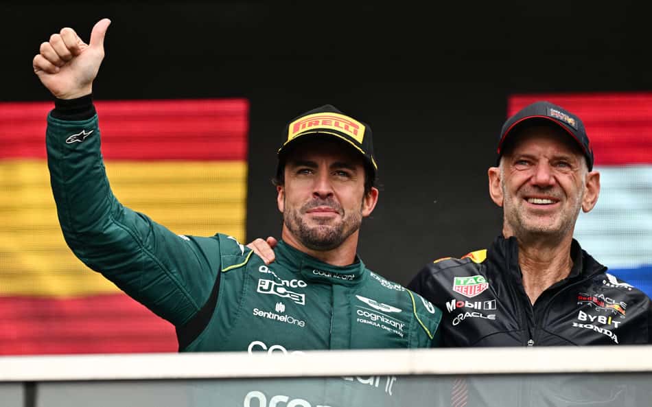 Alonso reforça desejo por parceria e diz que Newey 'é o melhor que já passou pela F1'