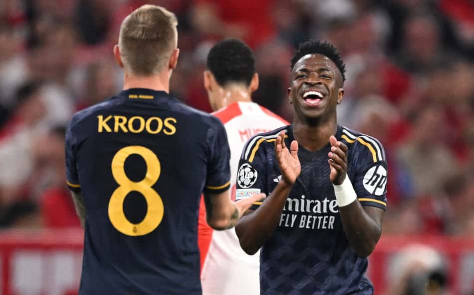 Vini Jr lamenta aposentadoria de Toni Kroos nas redes sociais: 'Dia terrível'