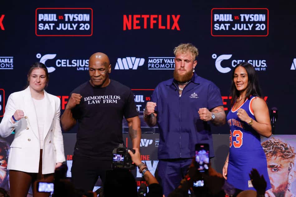 Boxing: Exhibition match, Mike Tyson v Jake Paul
