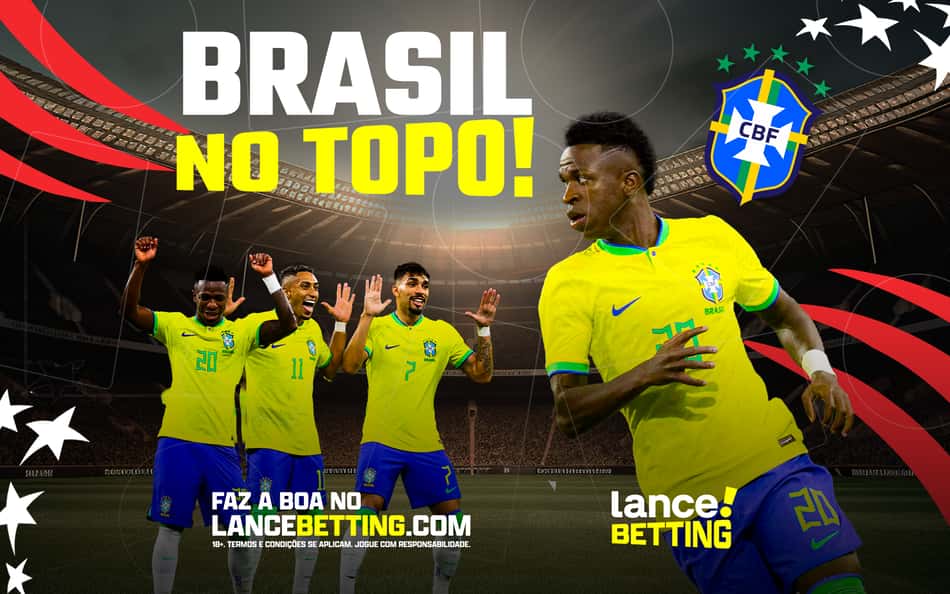 Brasil no topo! Aposte R$100 e fature R$140 se o Brasil avançar em primeiro no grupo da Copa América