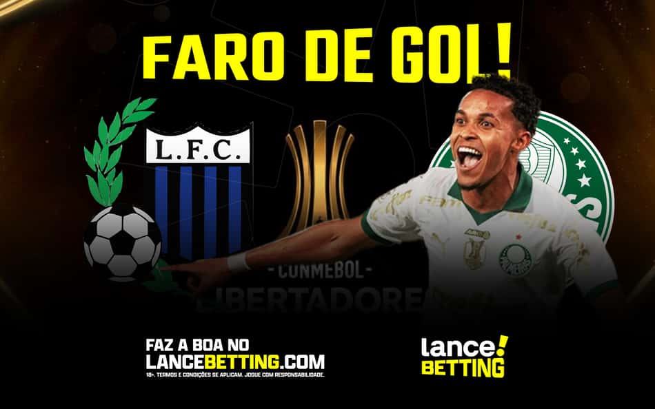 Faro de gol! Aposte R$100 e fature R$387 se Lázaro marcar em Liverpool-URU x Palmeiras pela Libertadores