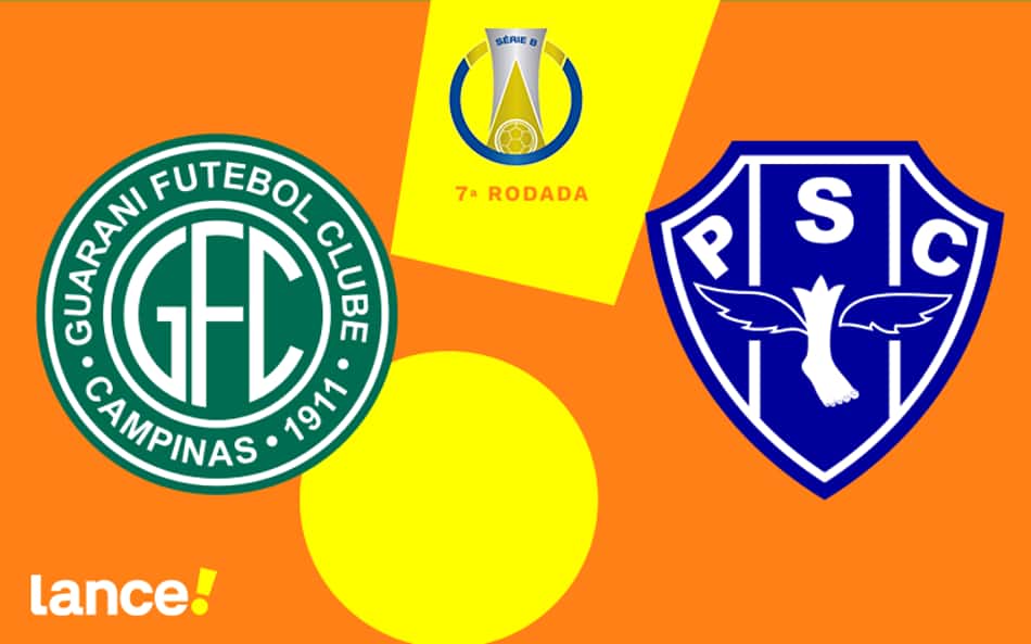 Guarani x Paysandu: onde assistir ao vivo, escalações e horário do jogo pela Série B