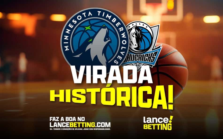 Com R$100, fature R$520 se o Minnesota Timerwolves fizer história na NBA!
