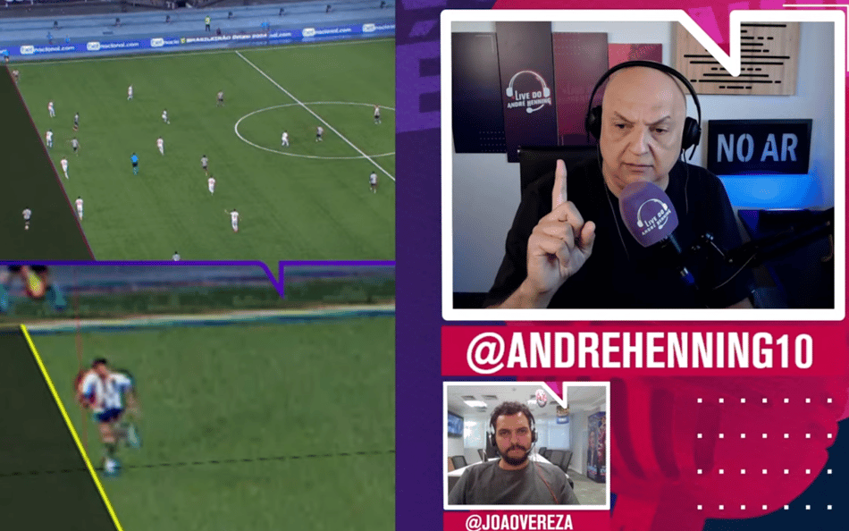 André Henning detona VAR da partida do Botafogo: 'Tem que fazer exame de vista'