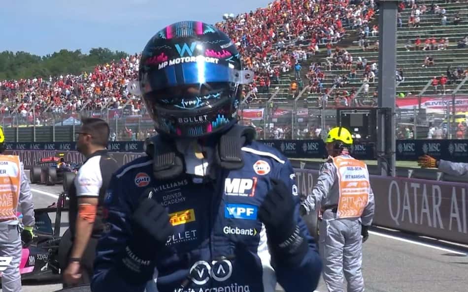 Colapinto passa Aron na última volta e vence sprint da F2 em Ímola. Bortoleto é 6º
