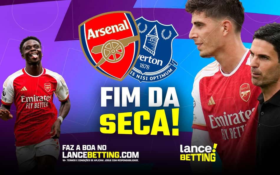 Fim do jejum? Com R$100 no Lance! Betting, você fatura mais de R$900 se o Arsenal for campeão!