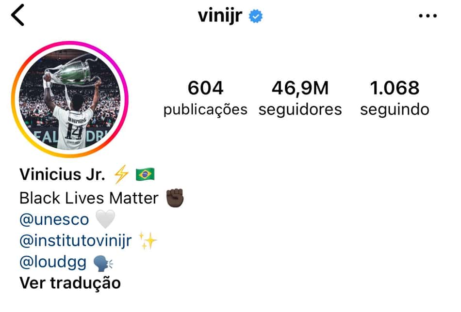 postagem vini jr