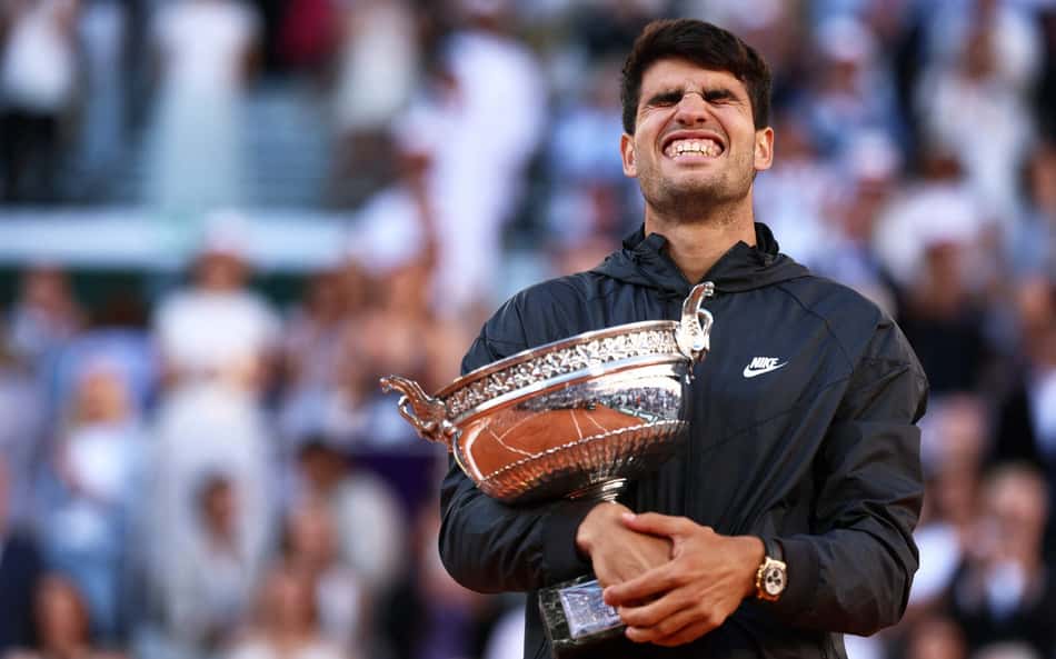 Após vitória em Roland Garros, Alcaraz fala em sonho realizado e promete tatuagem
