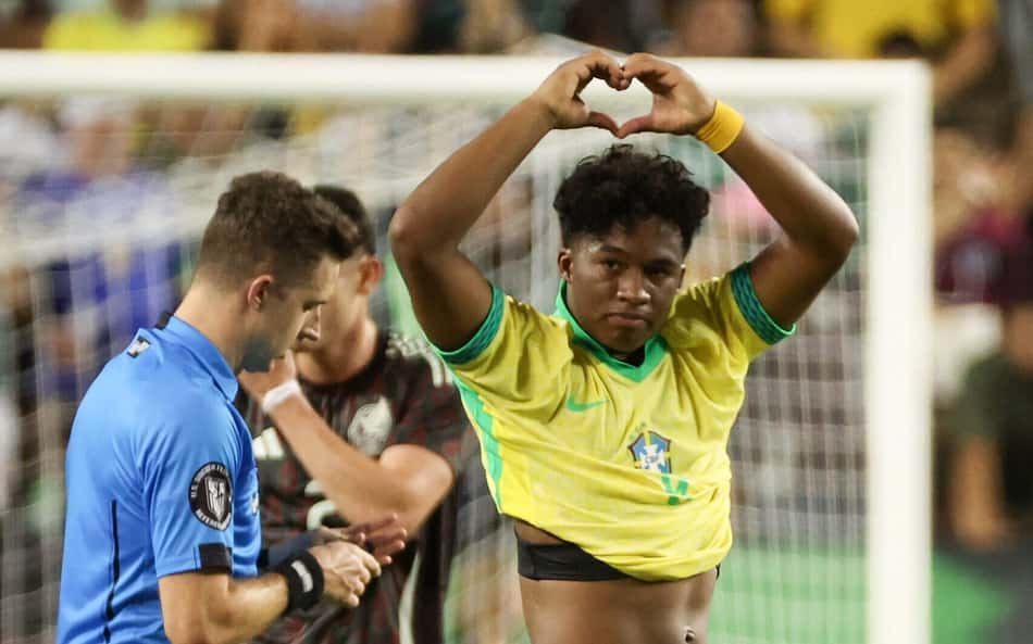 Imprensa espanhola exalta Endrick após vitória contra o México: 'Sucessor de Pelé'