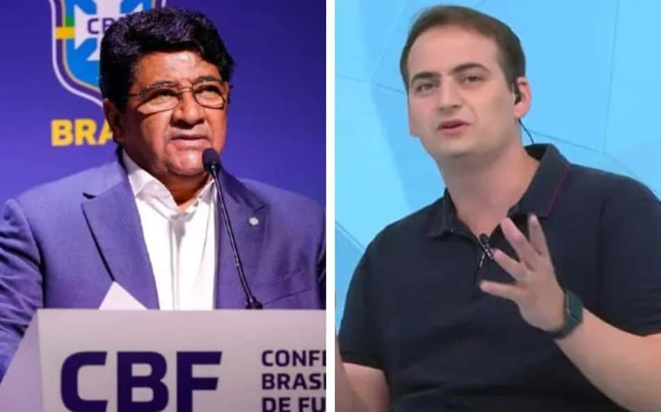 Presidente da CBF processa repórter da Band, que responde: 'Não retiro uma palavra'