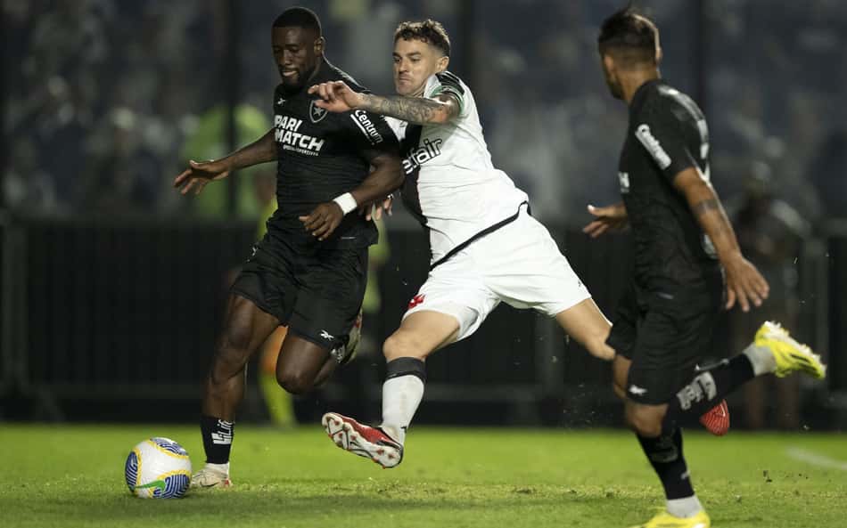 Com resultado ruim para dupla, Vasco e Botafogo empatam no Brasileirão