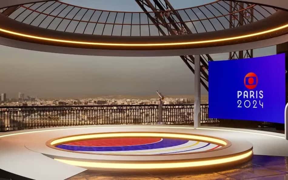 Jogos Paris 2024: Globo aposta em tecnologia inédita e terá estúdio 'dentro da Torre Eiffel'