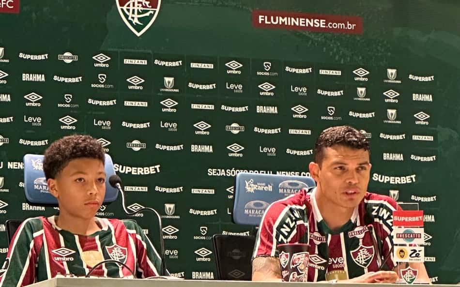 Thiago Silva concede primeira coletiva pelo Fluminense e avisa: 'Não vim para brincadeira'