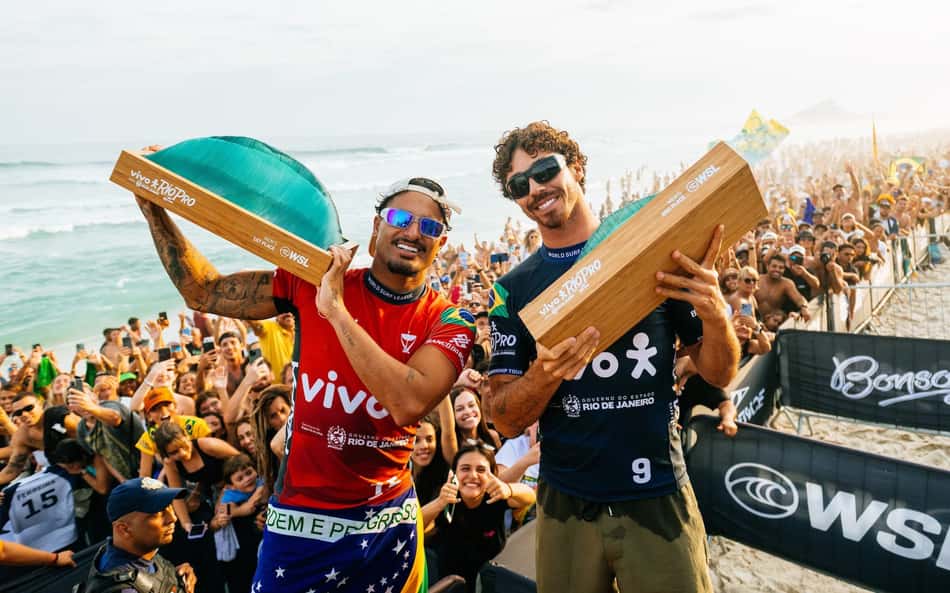 Surfistas brasileiros faturam premiação milionária em Saquarema; veja valores