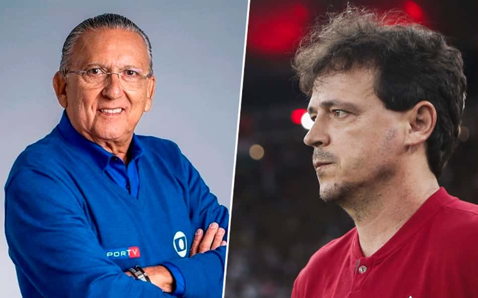 Galvão Bueno lamenta saída de Fernando Diniz do Fluminense: 'Diferenciado'