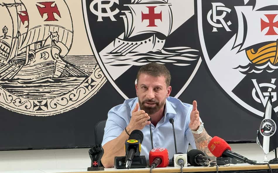 Pedrinho, presidente do Vasco, se pronuncia após goleada sofrida para o Flamengo