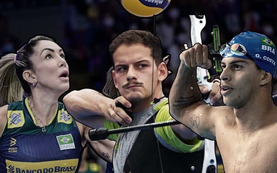 Marcus D'Almeida, Thaisa e Guilherme Costa terão apoio de marca nas Olimpíadas