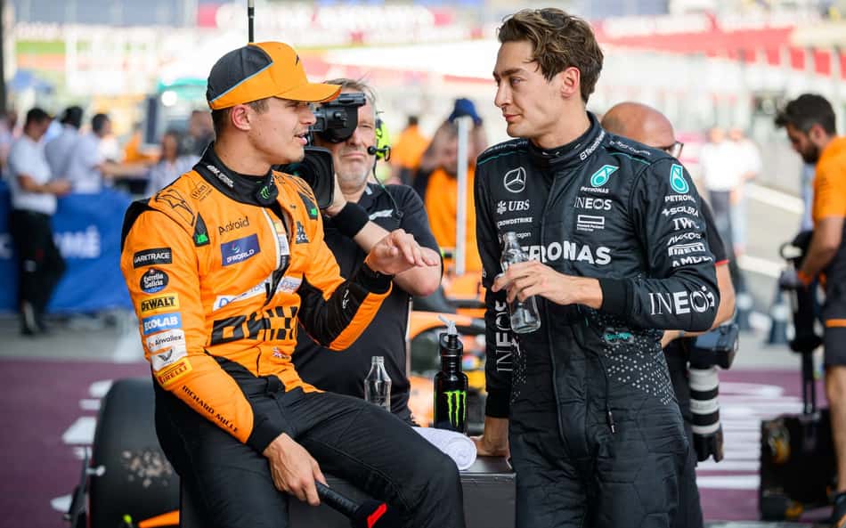 Norris festeja liderança em treinos, mas alerta para Mercedes: 'Parece a mais próxima'